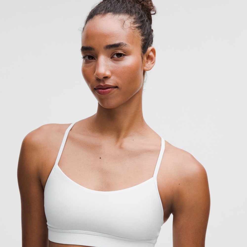 Lululemon Flow Y Nulu Bra in White
